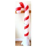 Vntg 39in candy cane blow mold see pics NO SHIP