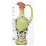 Fenton 2000 burmese pansy 9in ewer