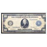 1913 Federal Reserve Of Atlanta $10 note