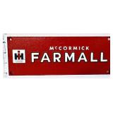 Cast iron Farmall plaque