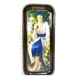 Vntg metal Coca Cola rectangle tray
