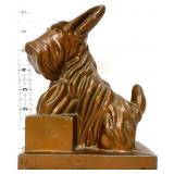 Vntg metal 6in scotty dog figure