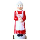 Vntg 40in Mrs Claus blow mold NO SHIPPING
