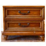 Vintage Bassett 2 drawer nightstand see photos