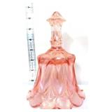 Fenton velva rose iridescent bell