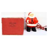 Vntg Royalite plastic 7in Santa w/ box, see photos