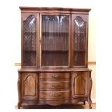 Vintage French 1 piece china cabinet