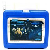 Vintage blue plastic Star Trek Next Gen. lunchbox
