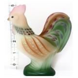 Fenton 5in folk art animal series rooster figure