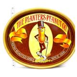 Vntg oval metal Planters Peanut tray