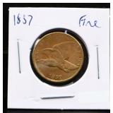 1837 flying eagle cent