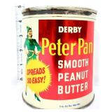 Vntg 1lb, 12oz Peter Pan Peanut Butter tin
