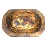 Wood 9.5in biscuit dough bowl