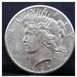 1927 peace dollar