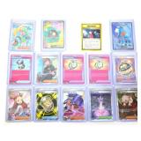 Lot of 14 assorted Pokemon cards, unverified as is