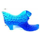 Fenton blue hobnail shoe