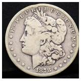 1878S Morgan silver dollar