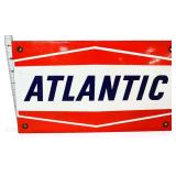 Vntg porcelain 13x7.5 Atlantic adv pump plate