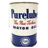 Vntg 1qt Purelube Motor Oil can