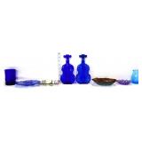 Mixed estate lot, inc blue guitar bottles