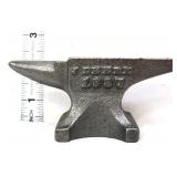 Cast iron miniature John Deere anvil