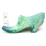 Boyd green slag daisy & button shoe
