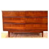 MCM 6 drawer flat front dresser see pics