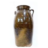 Vntg Alabama crock churn w/ handle
