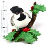 Lenox porcelain female black cape chickdee figure