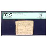 Graded 20 NC 1760 10 shillings colonial note