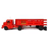 Vntg pressed steel Structo Freight Hauler truck
