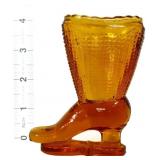 Amber boot toothpick holder