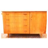 MCM 4 drawer 1 door buffet