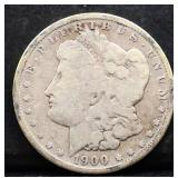 1900O Morgan silver dollar
