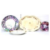 4 piece estate lot, inc serving dish, some as is