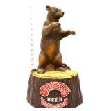 1980s Grizzly Bear Lager figural bottle holder