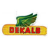Vntg masonite 31.5x16.25 Dekalb corn sign