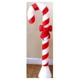 Vntg 29in candy cane blow mold see pics NO SHIP