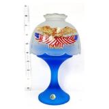 Westmoreland satin fairy lamp w USA theme