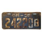 1932 Georgia license plate