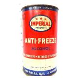 Vntg 1qt Imperial Alcohol Anti-Freeze can, no lid
