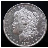 1878 Morgan silver dollar