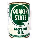 Vntg 1qt Quaker State Motor Oil can