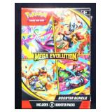 Sealed Pokemon Mega Evolution Booster Bundle set