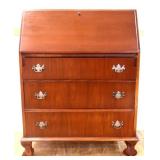 Vintage drop front secretary desk see photos