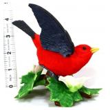 Lenox porcelain scarlet tanager bird figure