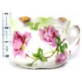 Vintage shaving mug with pink roses