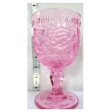 Madonna Inn pink wild rose water goblet