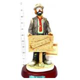 Emmett Kelly The Realtor hobo clown figure