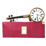 Timeworks battery op Museum Stradivarius clock